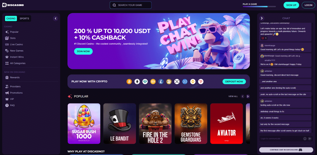 Discasino - North Dakota online casinos